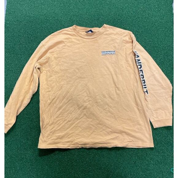 Vintage 90s JanSport Vanderbilt T-Shirt Mens 2XL Long Sleeve Made In USA - Picture 1 of 6